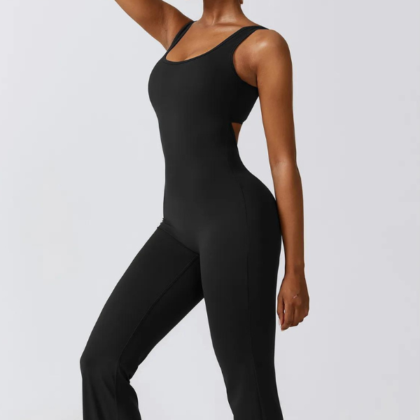 Backless Scrunch Body Shaping Jumpsuit